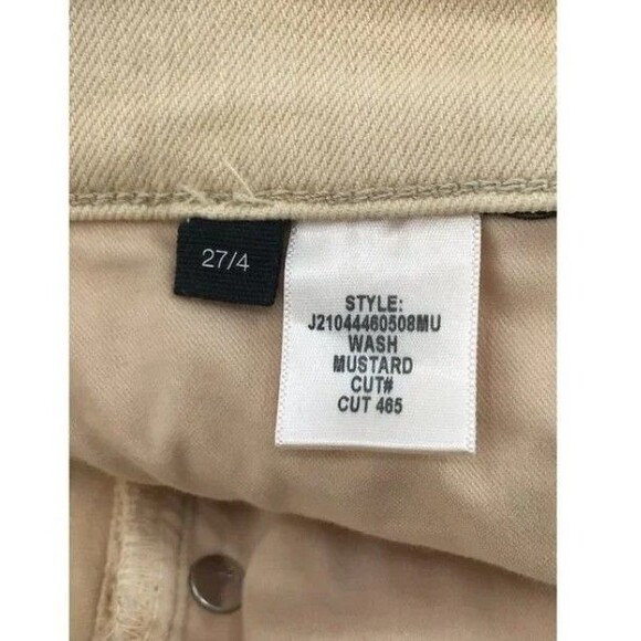 Veronica Beard Maera High Rise Twee Skinny Yellow Jeans Preppy Teacher 24/7 - Picture 6 of 7
